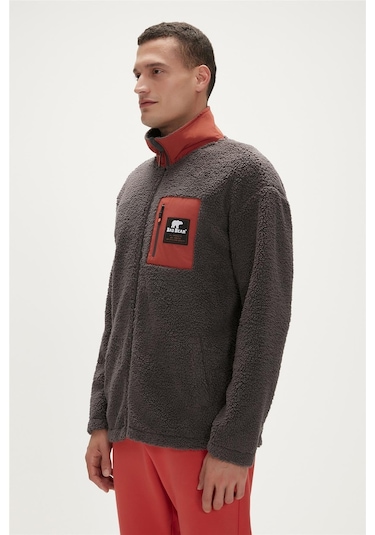 Bad Bear Ryan Plush Full-zip Antrasit Erkek Sweatshirt-antrasit Antrasit