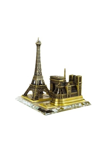 Lijinxu Magideal Kule Heykeli Bina Modeli Yaratıcı Paris Temalı Bronz