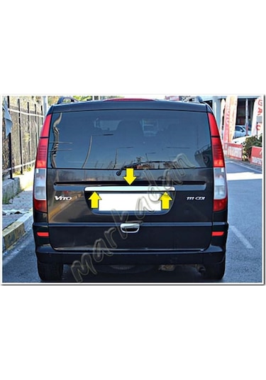 Db Chrome Mercedes Vito Krom Bagaj Çıtası 2004-2014 P.Çelik N11.2785