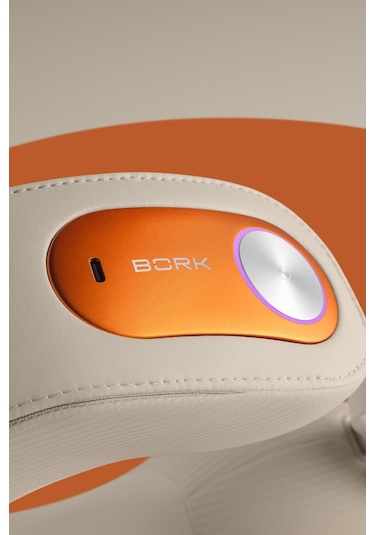 Bork Neck Massager D707 Ch Akıllı Boyun Masaj Cihazı Turuncu