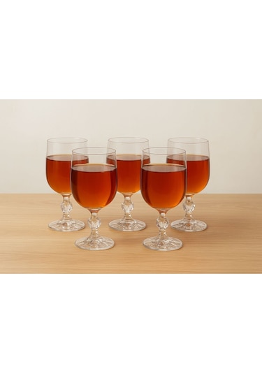 Kristal Kahve Yanı Su Bardağı 135 Ml Beyaz