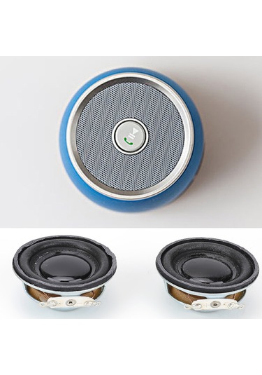 Dianziye Mini Amfi İçin 3w 4ω Hareketli Bobin Hoparlörü, 4cm Çap, Metal Kasa, Net Ses Kalitesi, 2 Adet