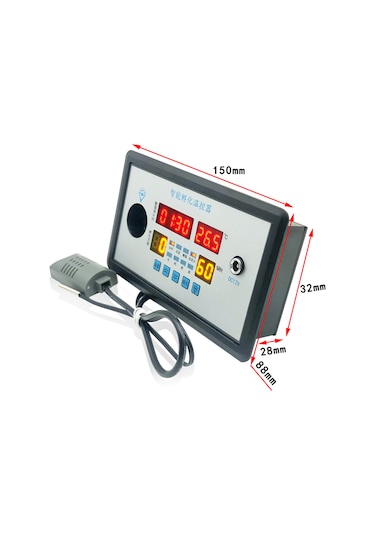 Xindoker Zfx-w9002 Sıcaklık Ve Nem Kontrol Cihazı, 12v, 0 110 , 1-99% Nem Aralığı, 0.1 Hassasiyet