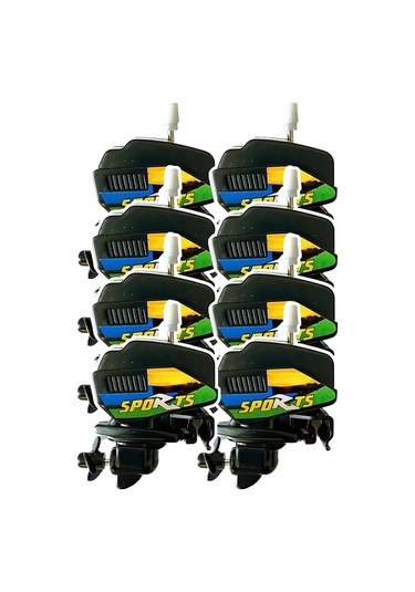 Tekne Motoru Kahve Karıştırıcısı - Wind Up Mini Tekne Motoru Kahve Karıştırıcısı Siyah