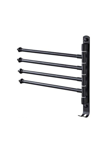 Novahub 180 Dönebilir Paslanmaz Çelik Havlu Askısı - 2/3/4 Kollu Katlanabilir Banyo Mutfak Yatak Odası Diğer