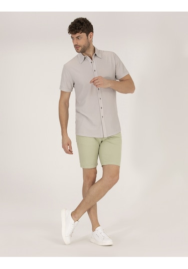 Pierre Cardin Erkek Açık Yeşil Şort / Bermuda 50264863-vr092 Açik Yeşil