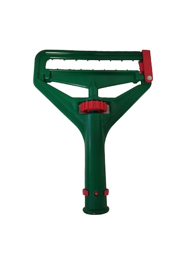 Özel Kelepçeli Mop Tutucu (Yeşil)