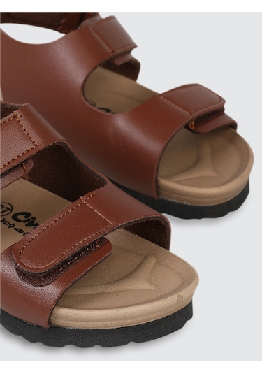 Civil Boys Erkek Çocuk Sandalet 27-31 Numara Taba Taba