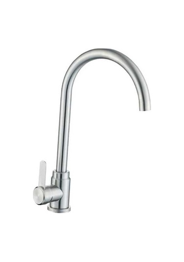 Maoyaya Uonlytech 304 Paslanmaz Çelik Lavabo Musluğu, Mutfak Su Musluğu İnox İnox