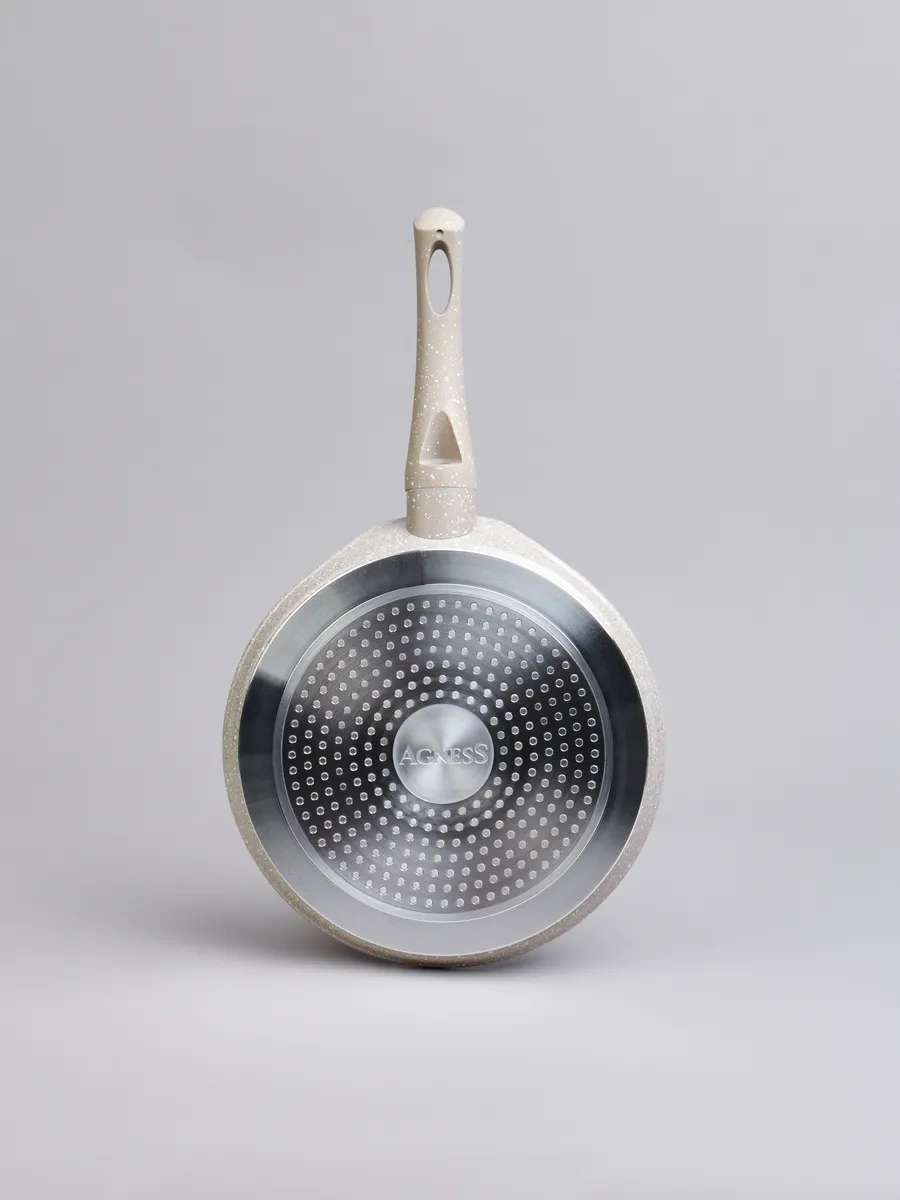 Agness Latte 22 Cm Yapışmaz Krep Tava 321030747 Bej