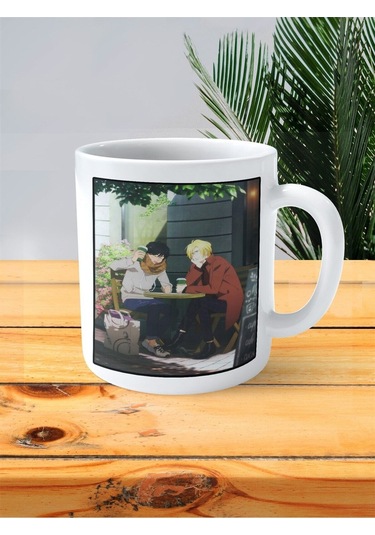 Banana Fish Baskılı Kupa Bardak Model 16 Çok Renkli