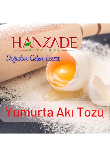 Hanzade Bitkisel Yumurta Akı Tozu Merenk Tozu 100 G