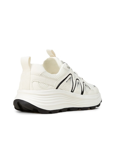 Deery Kadın Beyaz Sneaker Ayakkabı - 26319zbyze01