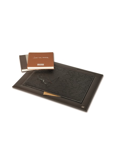 Paris Garni Kapak Içi Kadife Kaplı Elıte Pad Sümen 42X55 Cm Kahve