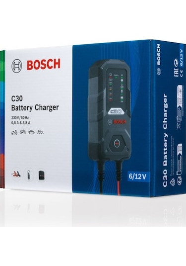 Bosch C30 Akü Şarj Cihazı 6/12v