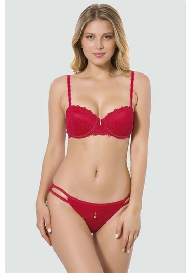 Le Jardin Destekli Sütyen Takımı 5050 Ekru