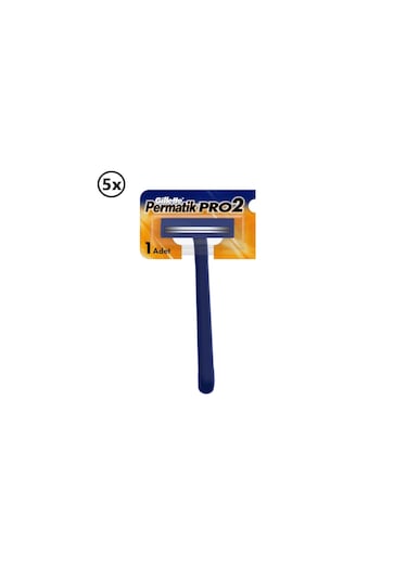 Permatik Pro 2 - 2 Bıçaklı Traş Bıçağı X 5 Adet