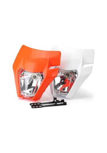 Kangfufeng Motosiklet Modifiyeli Far Ktm Exc125 Exc250 Turuncu Far
