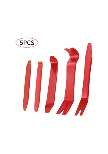 Yifomall Araç İç Aksesuar Sökme Takma Takımı - 5 Parça Mavi Set Kriko Çubuğu + Tornavida - Dayanıklı Ve Pratik