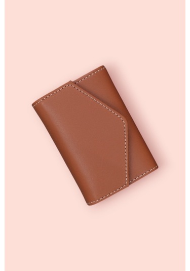 Modica Paris - Vegan Deri Akordiyon Kartlık Cüzdan Şıklık Ve Fonksiyonun Buluştuğu Kusursuz Tasarım Taba