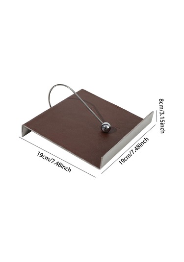 Suntek Örnek Oda Tezgah Üstü Kafeler Için Kare Kağıt Kahverengi