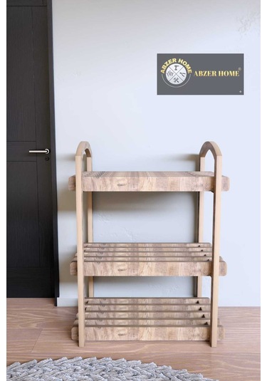 Abzer Home Ayakkabılık Kahverengi Atlantik Çam