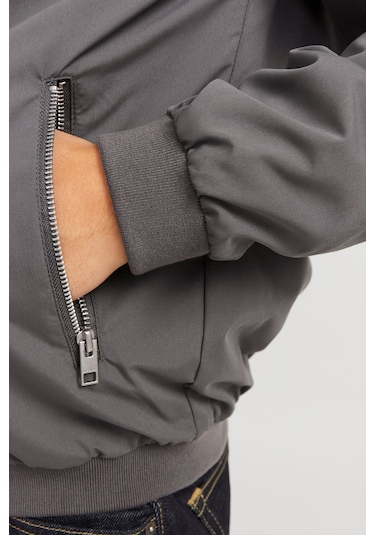 Jack & Jones Erkek Kolej Yaka Mont 63412165203 Füme Füme