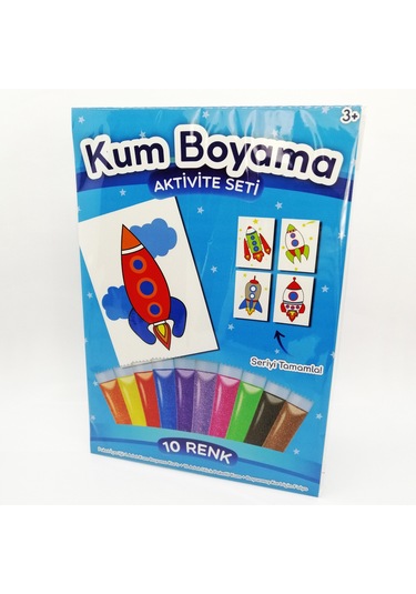 Alfa Roket Kum Boyama Aktivite Seti