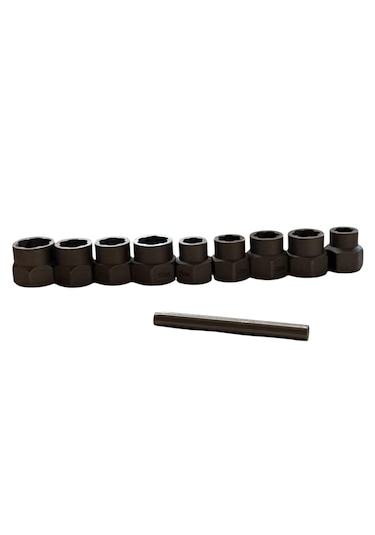 9 Pcs Yıpranmış Civata Ve Somun Sökme Lokma Seti