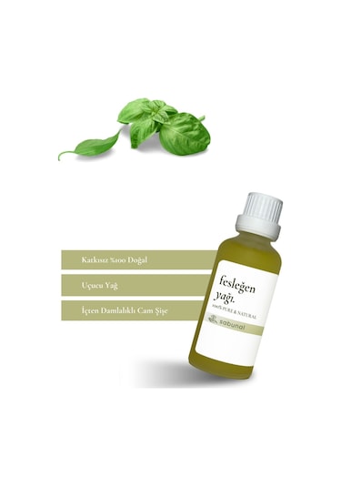 Sabunal Fesleğen Yağı 50 ML - Cilt Bakım Yağı