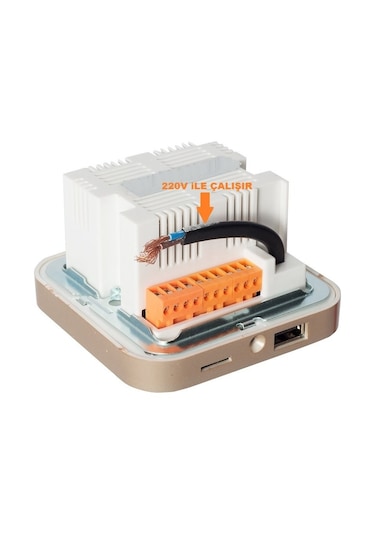 Dokunmatik Amfi Müzik Kontrol Sıva Altı Bluetooth-usb-sd Kart