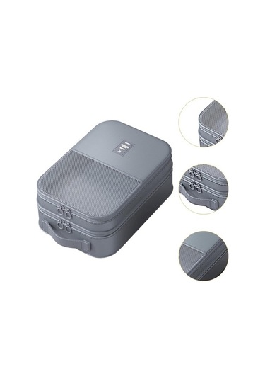 Pazly Suntek Seyahat Ayakkabı Çantası - El Saplı Gri, Erkek Ve Kadın Gri