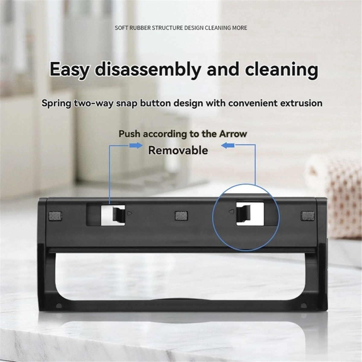 Snoweagle Ecovacs Deebot T50 Pro Elektrikli Süpürge Parçaları İçin Ana Fırça Kapağı