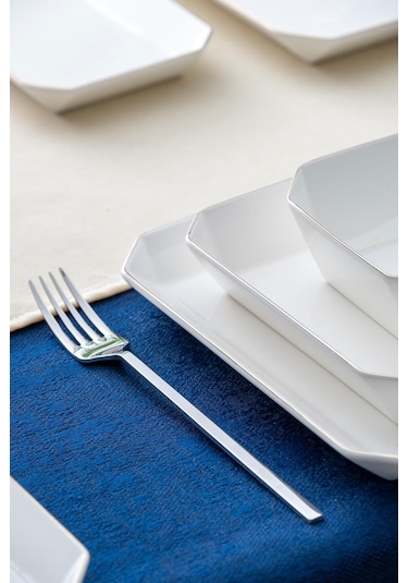 Lexi 6 Kişilik 29 Parça Silver Porselen Yemek Takımı