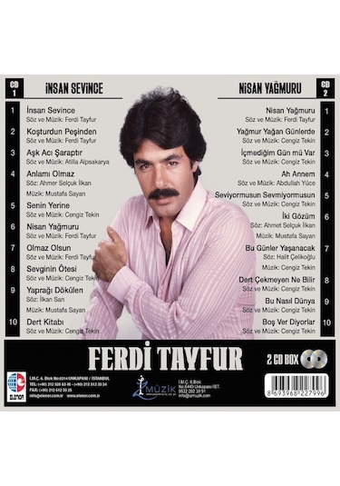Ferdi Tayfur- İnsan Sevince & Nisan Yağmuru 2cd Set