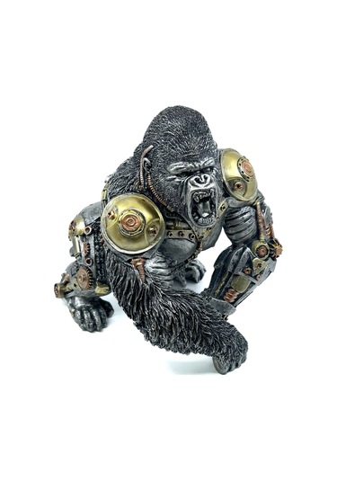 Steampunk Goril King Kong Biblo 25 Cm