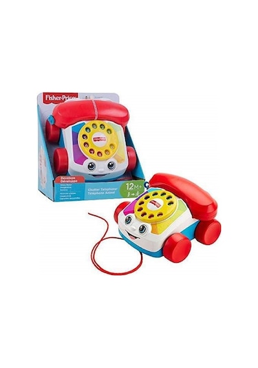 Fisher-Price Eğitici Geveze Telefon Sürüklenebilir Klasik Telefon FGW66