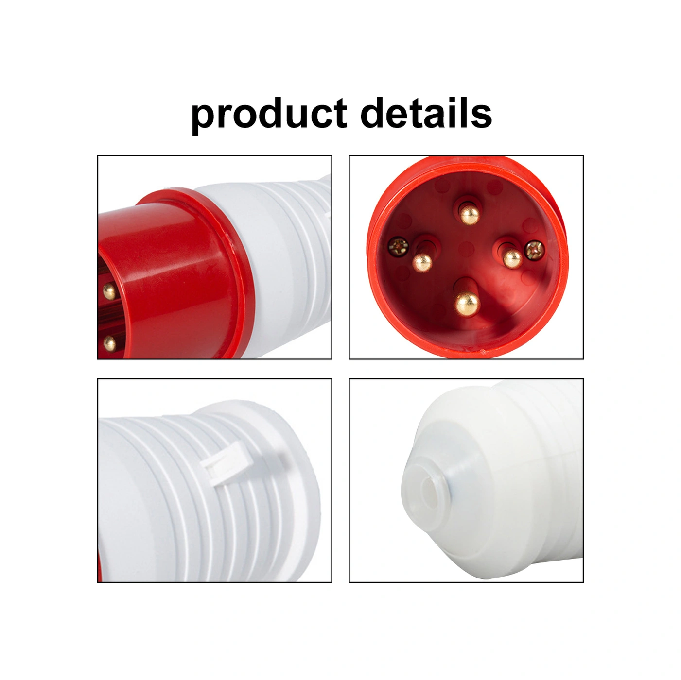 Skycity Endüstriyel Su Geçirmez 4 Pinli 16a Uçak Soketi 3 Fazlı 4 Tel 380v Sahne Işıkları İçin Abd-314 Kaliteli Soket Serisi