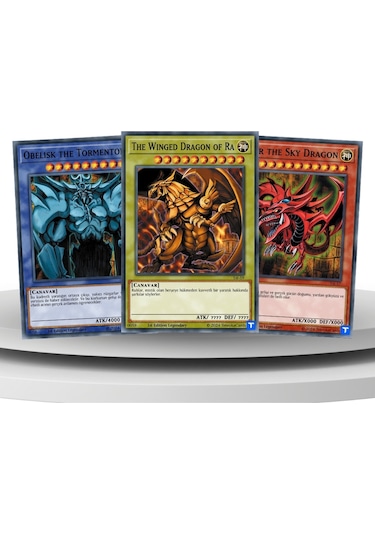 Yu-gi-oh Mısır Tanrı Kartları Seti Türkçe Kartları