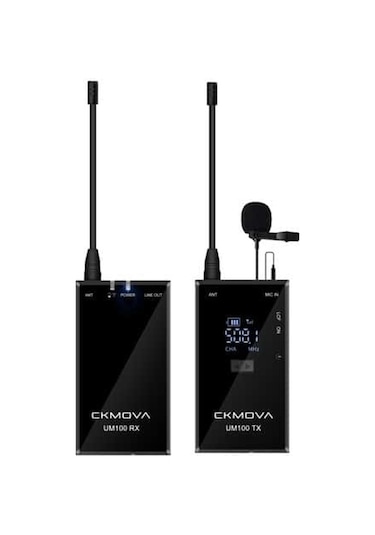 Ckmova Um100 Kit 1 Ultra Kompakt Uhf Kablosuz Yaka Mikrofon Seti