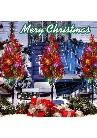 Sones Güneş Enerjili Zemin Lambası Led Bahçe Dekoratif Peyzaj Işıkları Villa Çim Işıkları Noel Ağacı