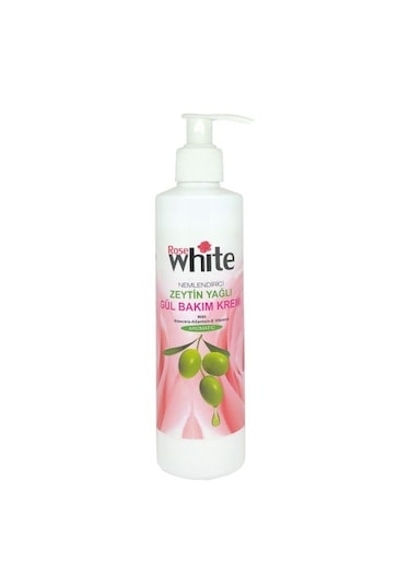 Rose White 200 Ml. Zeytin Yağlı Gül Kremi