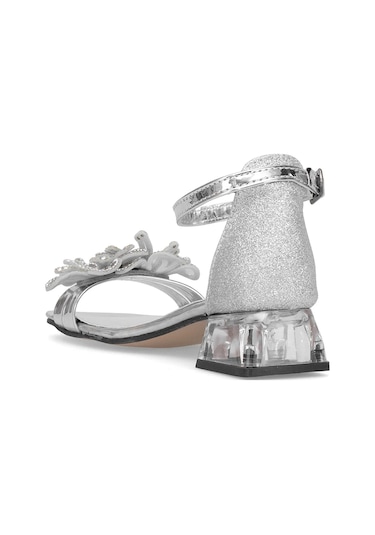 Elit Br-f-155-25y Filet Kız Çocuk Abiye Ayakkabı Gümüş Gümüş