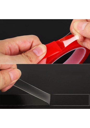 Sgs Çift Taraflı Akrilik Silikonize Bant 50mm 5mt