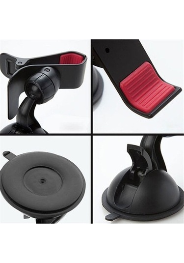 Pazly Ulus Siyah 360 Derece Ayarlanabilir Araç Telefon Tutucu Braketi - Gc - -