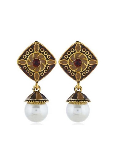 Tongxida Bohemya Uzun Küpeler Bayan Renkli Retro Akrilik Püskül Küpe Yunnan Etnik Stili Bej Küpeweh282 Kadın İçin Bej