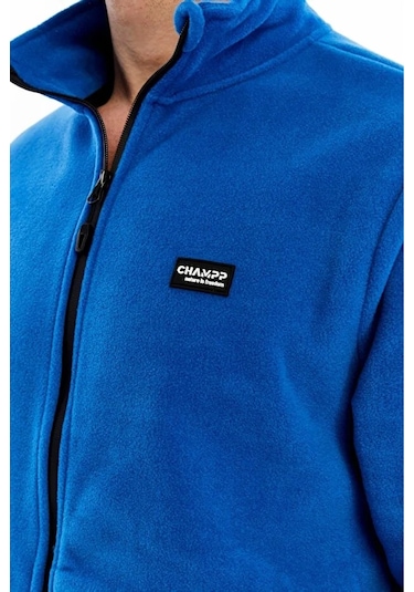 Champp Tam Fermuarlı Unisex Polar Mavi
