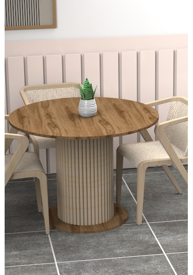 Antoryum Yemek Mutfak Salon Balkon Masası Ofis Doğal Ahşap