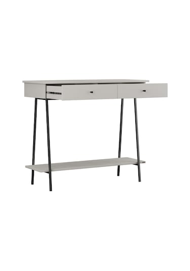 Elite İki Çekmeceli Dresuar-vizon-siyah 100x89x41 Cm Bej