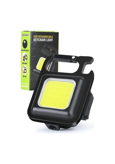 Senalstore Ledli Mini Taşınabilir Usb Şarj Edilebilir 3 Fonksiyonlu Mıknatıslı Parlak Led Işık